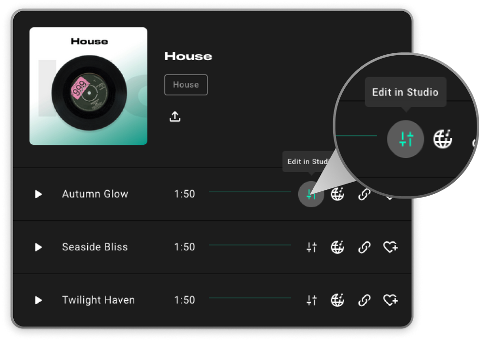 Loudly's AI music generator