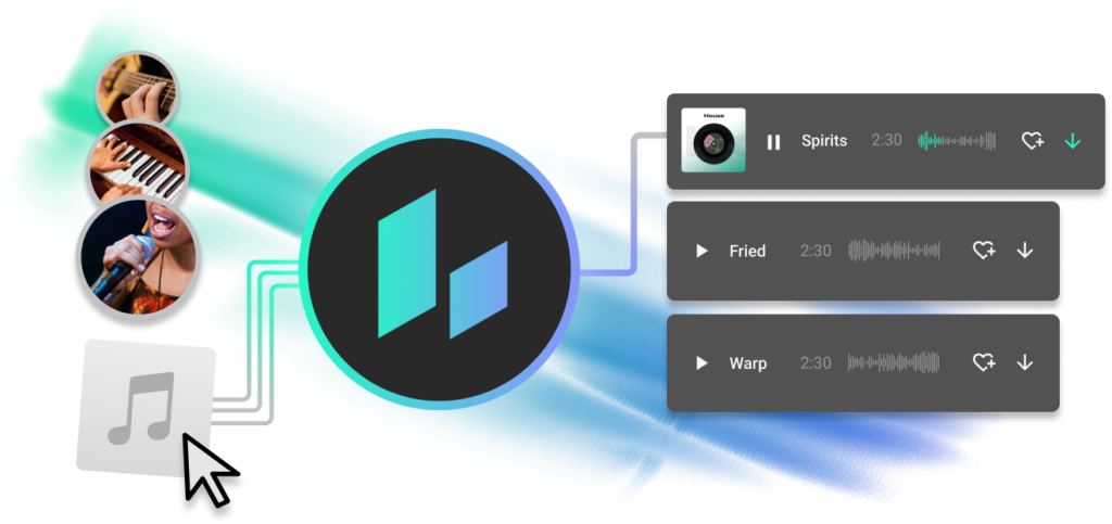 audio clips ai music generator